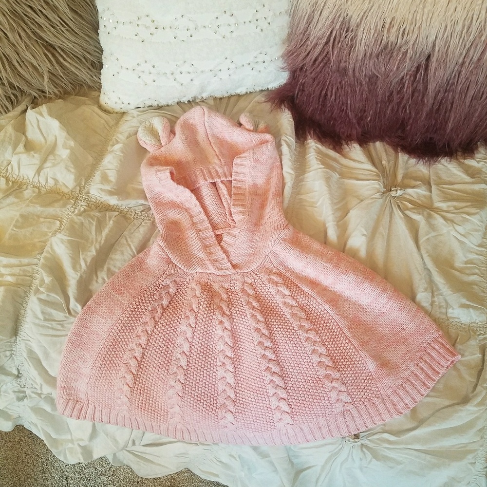 !SOLD!! Toddler pink poncho